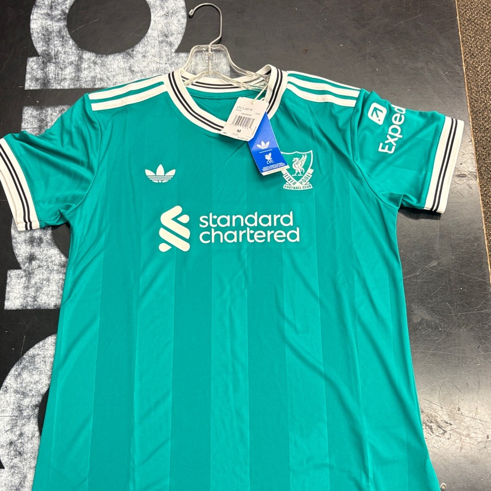 Adidas Turquoise Liverpool FC Jersey